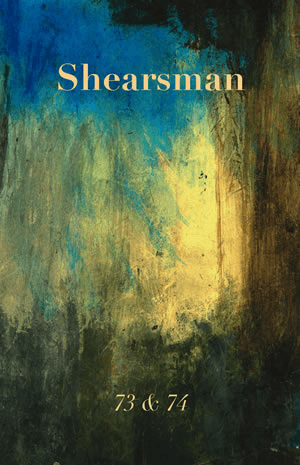 Cover of Shearsman magazine issue 73 and 74