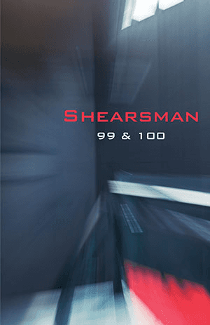 Cover of Shearsman magazine issue 99 and 100