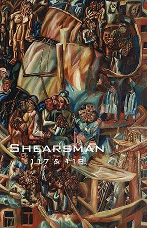 Cover of Shearsman magazine issue 117 and 118