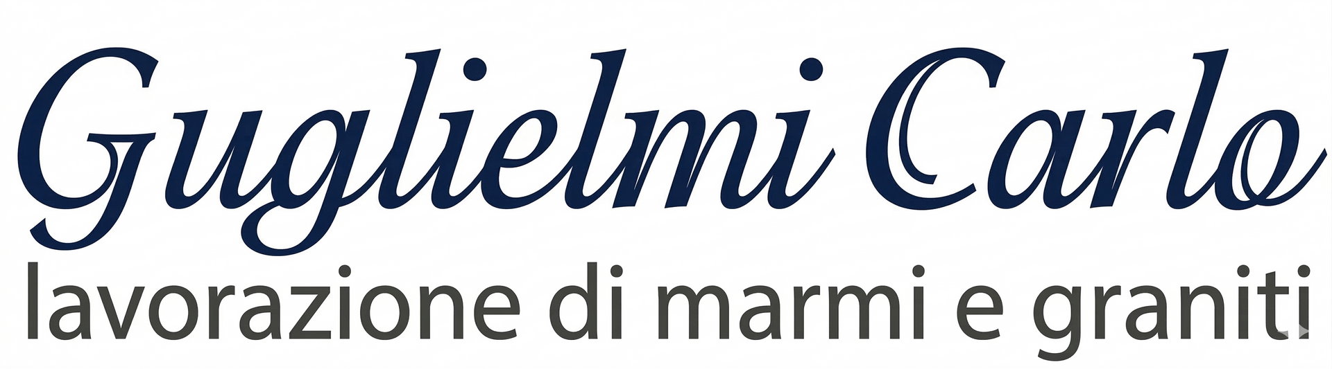 Logo Guglielmi Carlo - Laboratorio artigianale marmi e graniti