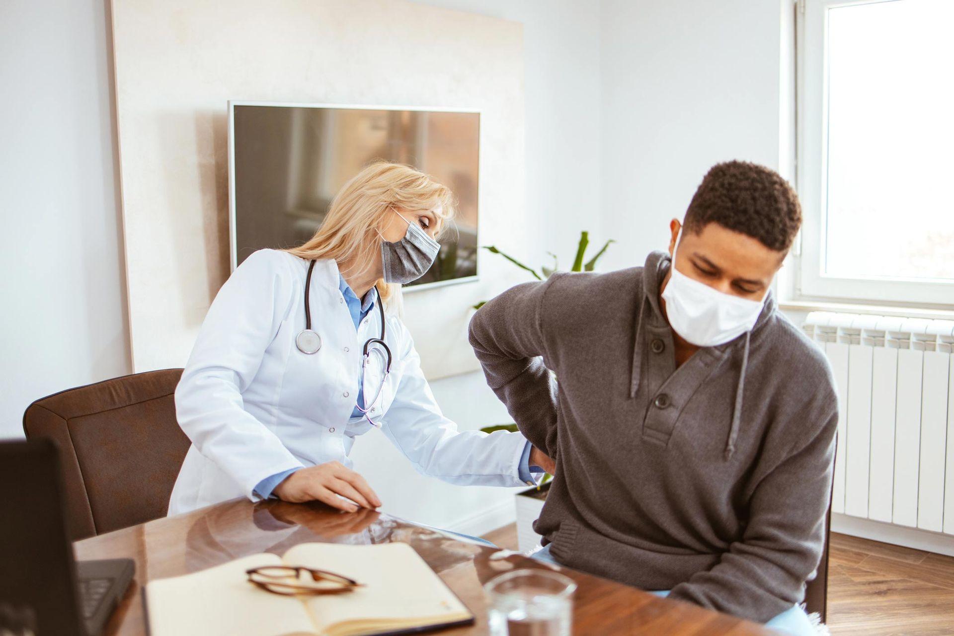 A Man Wearing A Mask — Orlando, FL — Central Florida Kidney Specialists