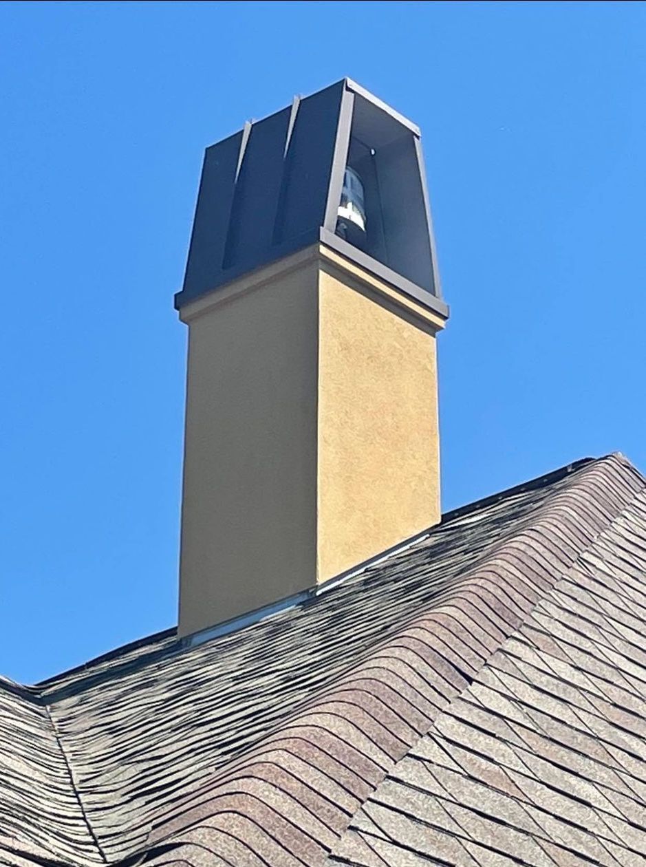 soft wash stucco chimney and roof in Gonzales Louisiana