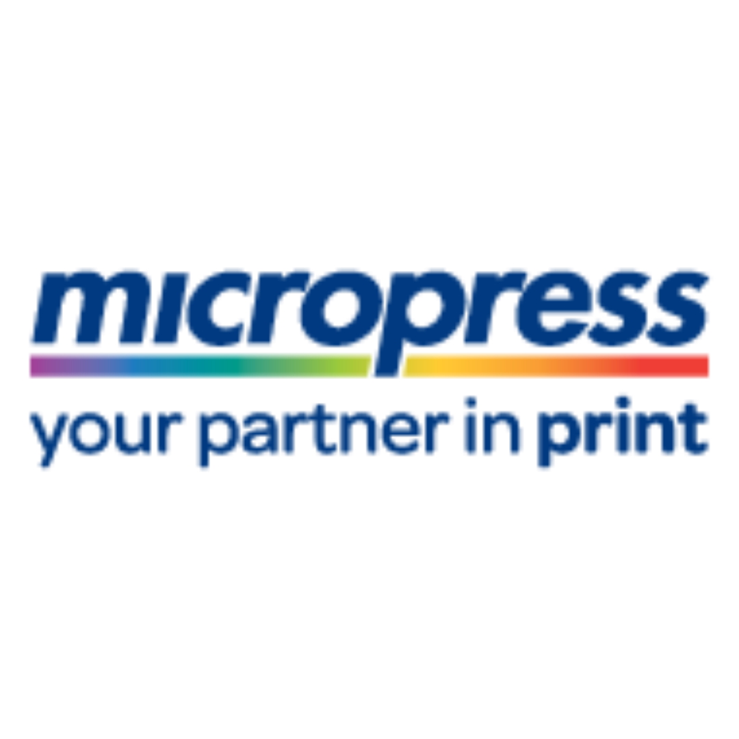 Logo for Micropress: text 