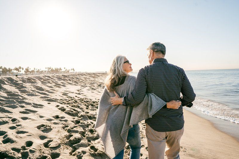 Couple In The Beach — Oak Creek, WI — Health Insurance Solutions