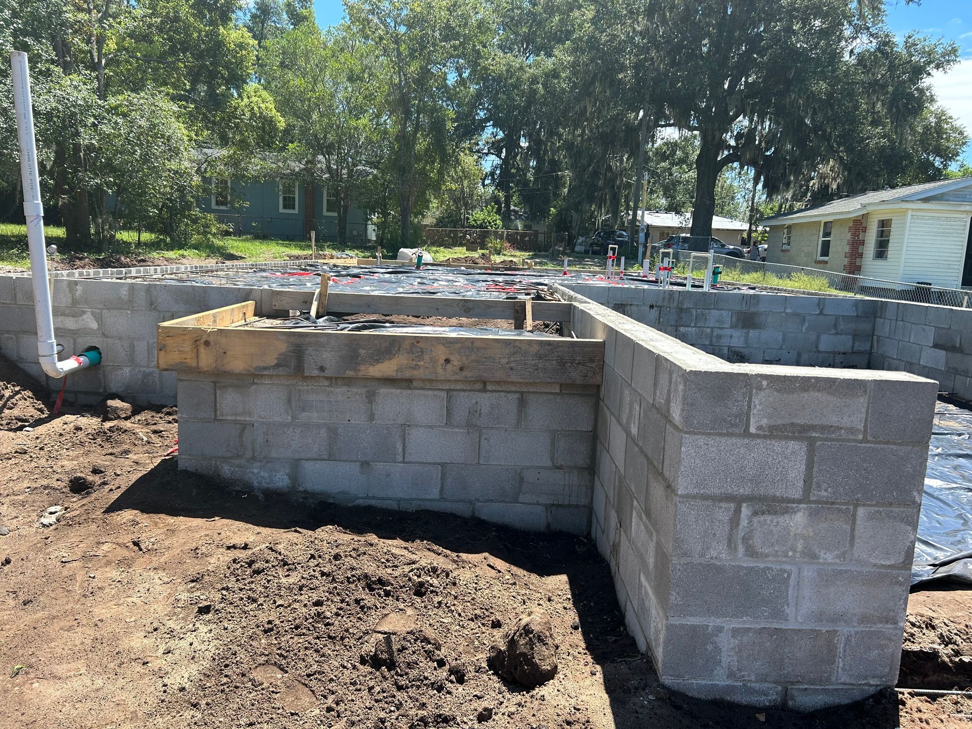 Concrete Foundation Field — Jacksonville, FL — G -K Construction