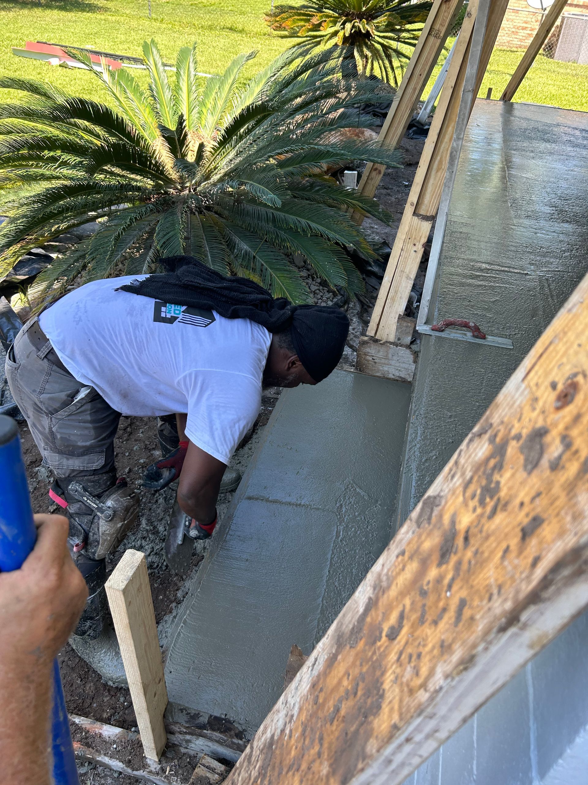 Man Working Concrete — Jacksonville, FL — G -K Construction