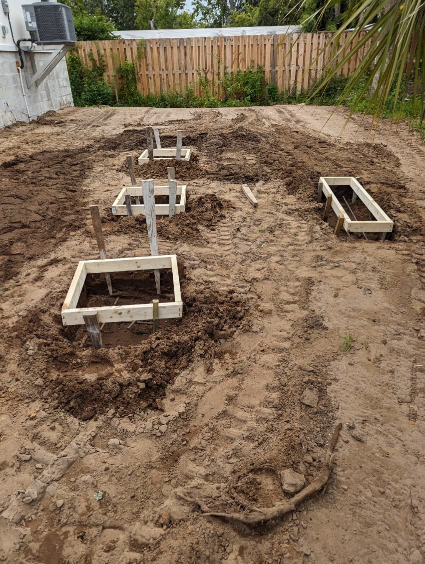 Backyard After Dig — Jacksonville, FL — G -K Construction