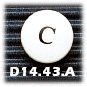 Plakette D14.43.A