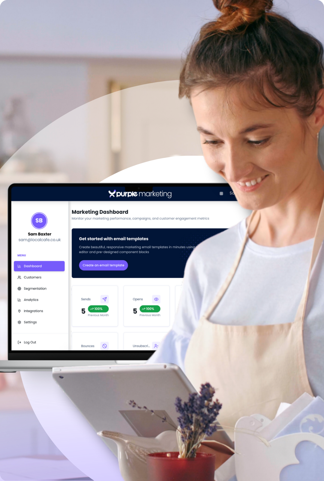 Image of Purple Hub Router