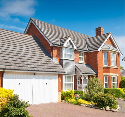 Residential Roofers — Luxury Home with Asphalt Shingles in Napa, CA