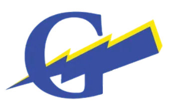 Logo for Garwin, with a blue
