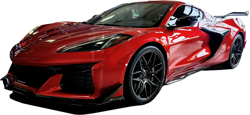 A red toyota supra is shown on a white background.