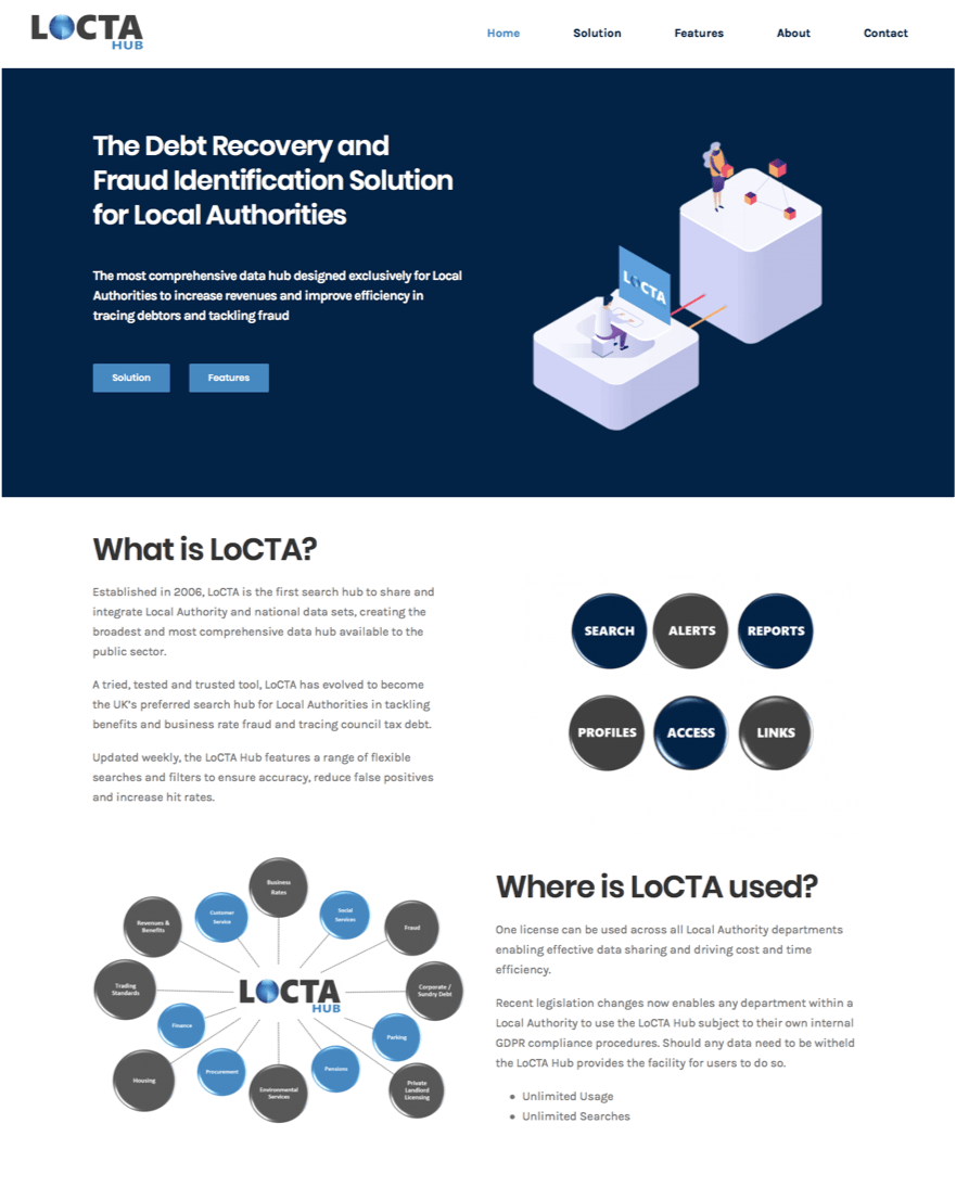 Locta Web Design Desktop