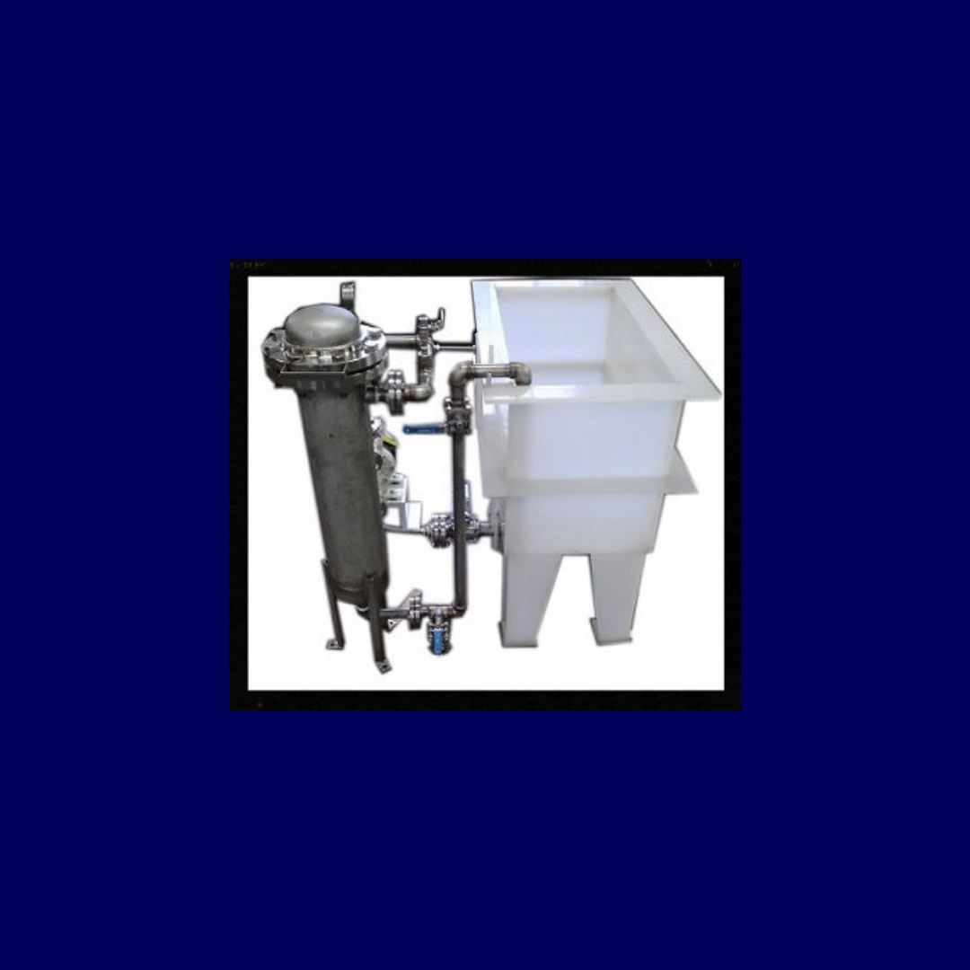 A picture of a sink with a filter attached to it.