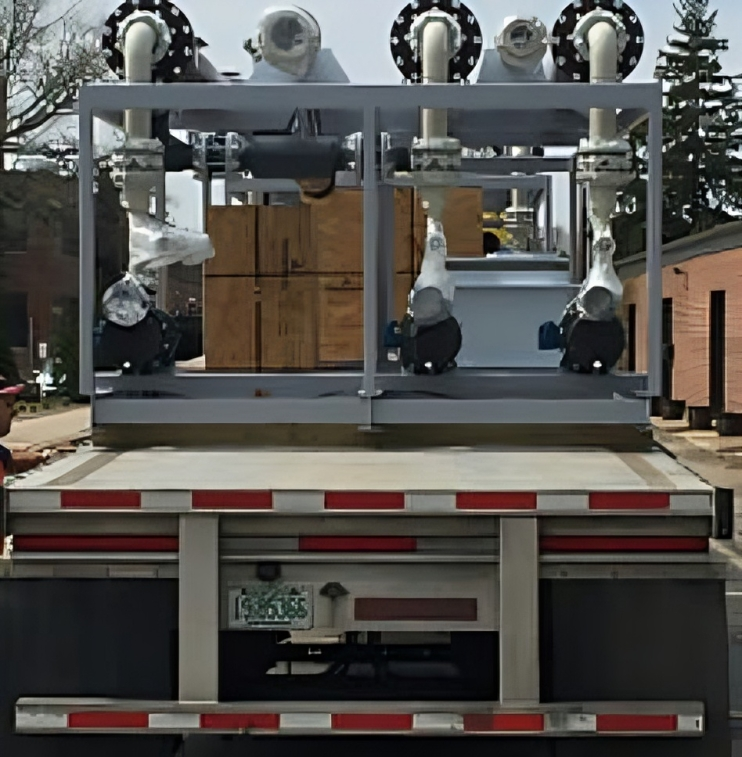 A truck with a license plate that says 316135