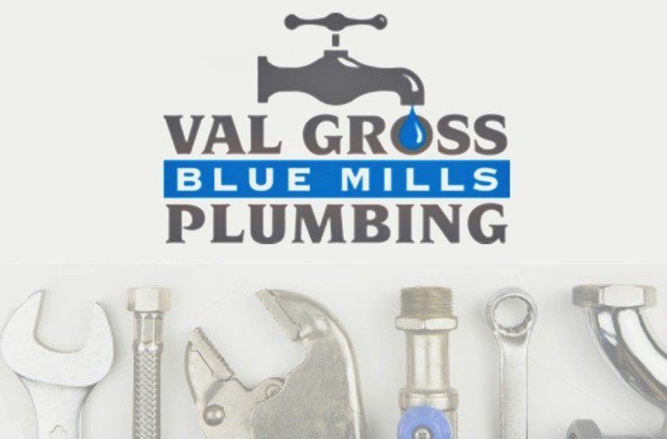 Val Gross Blue Mills Plumbing Logo
