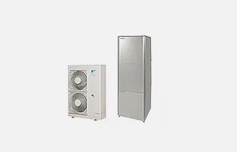 Heat pump type boiler systems (air conditioning heating)