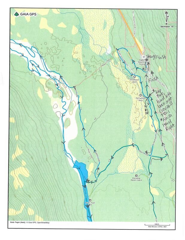 A map of a river and mountains with the word gama gps at the top