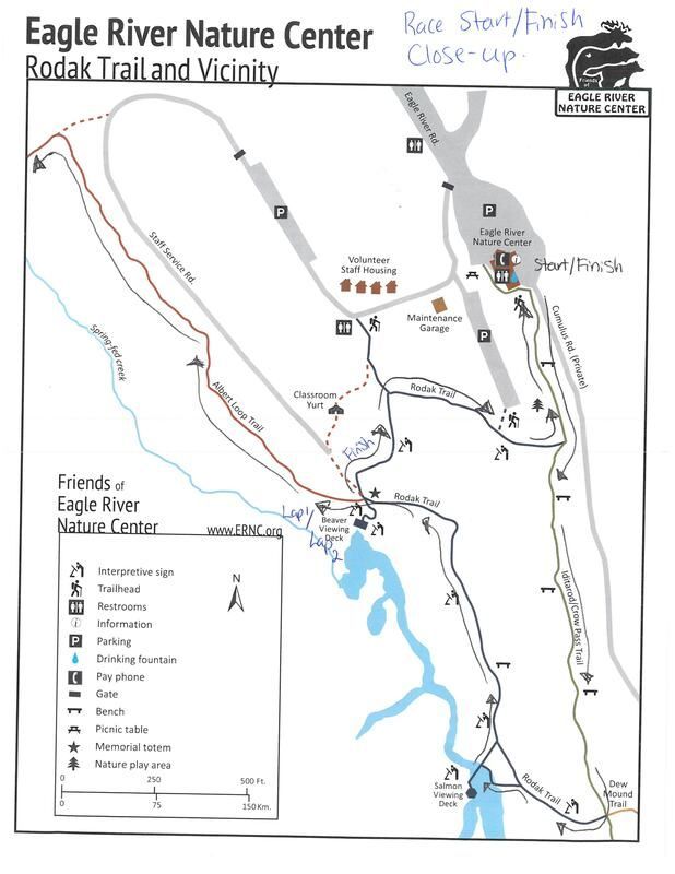 A map of the eagle river nature center