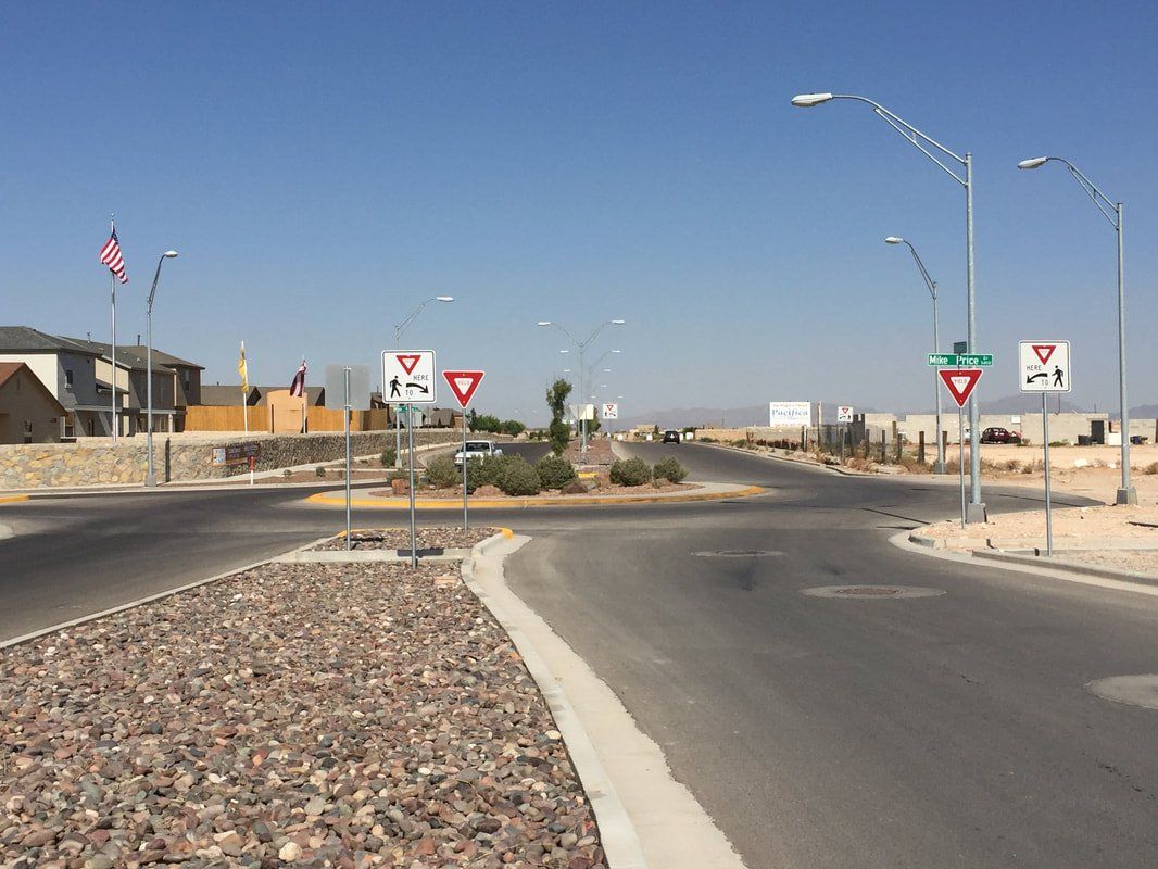 Roundabout at Edgemere and Mike Price