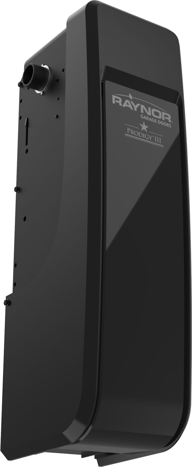 A raynor garage door opener is shown on a white background.