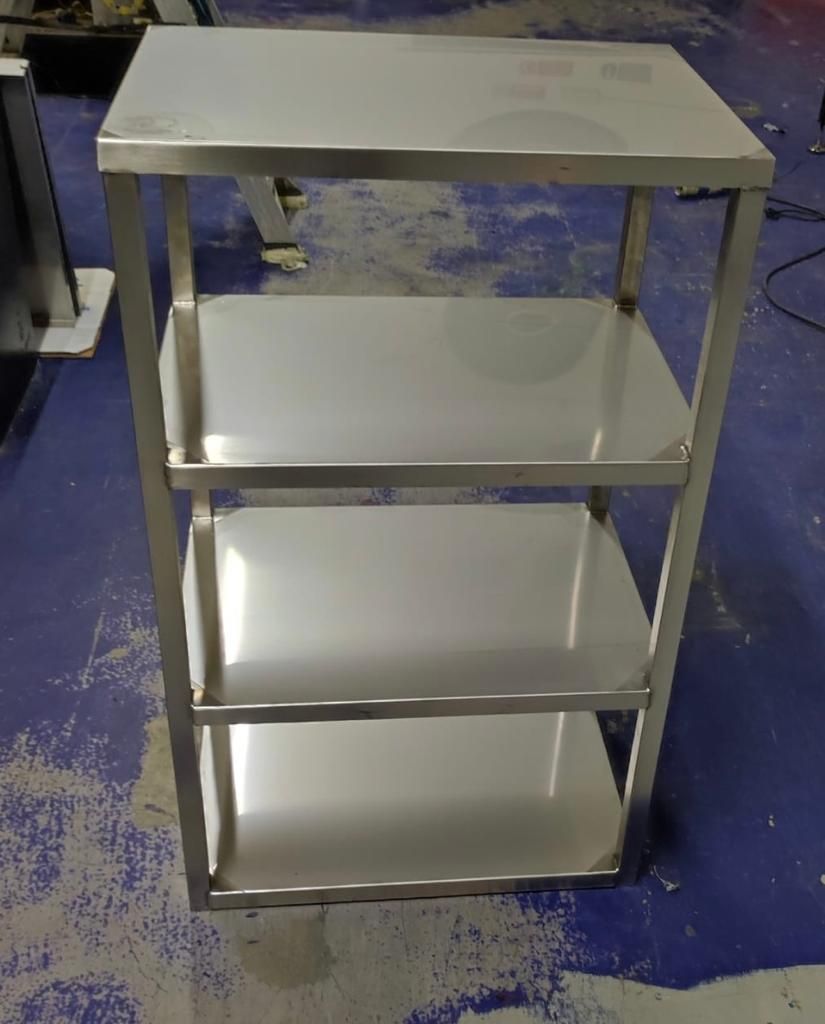 P&D carrello in acciaio