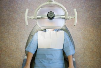 patient in dentist chair