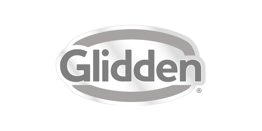 A glidden logo on a white background.