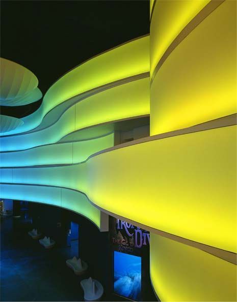 A building with a sign that says ' the ' on it