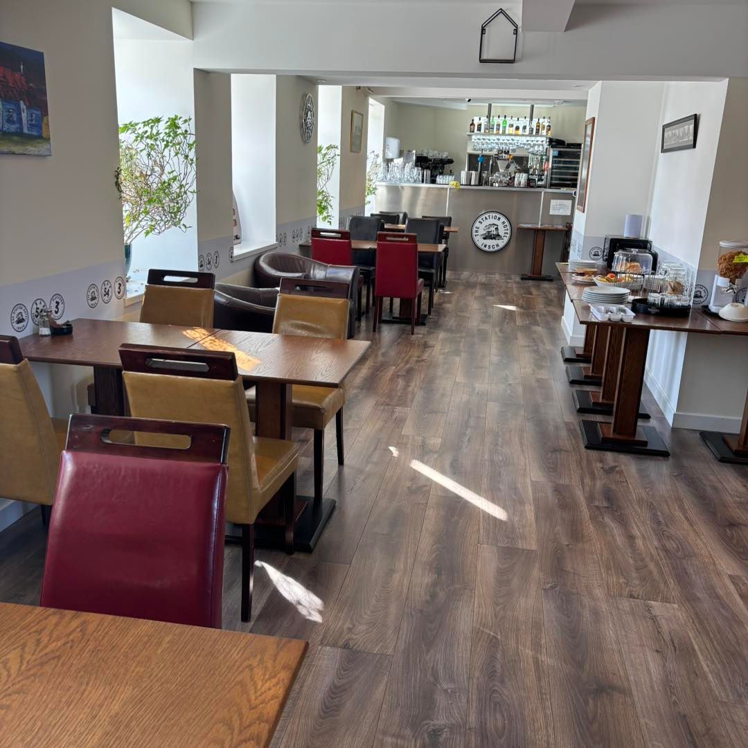 Our restaurant at The Station Hotel, Insch, Aberdeenshire, in the heart of Scotland's whisky trail.