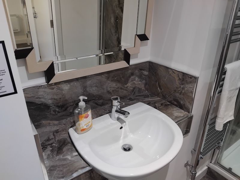 Our rooms are all ensuite with contemporary furnishings.