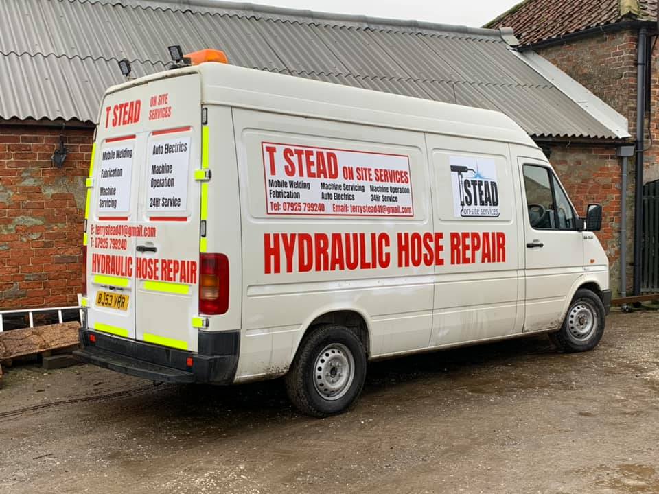 exterior of metal fabrication van