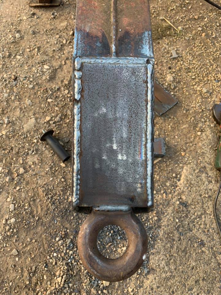 metal trailer eye bird's eye view