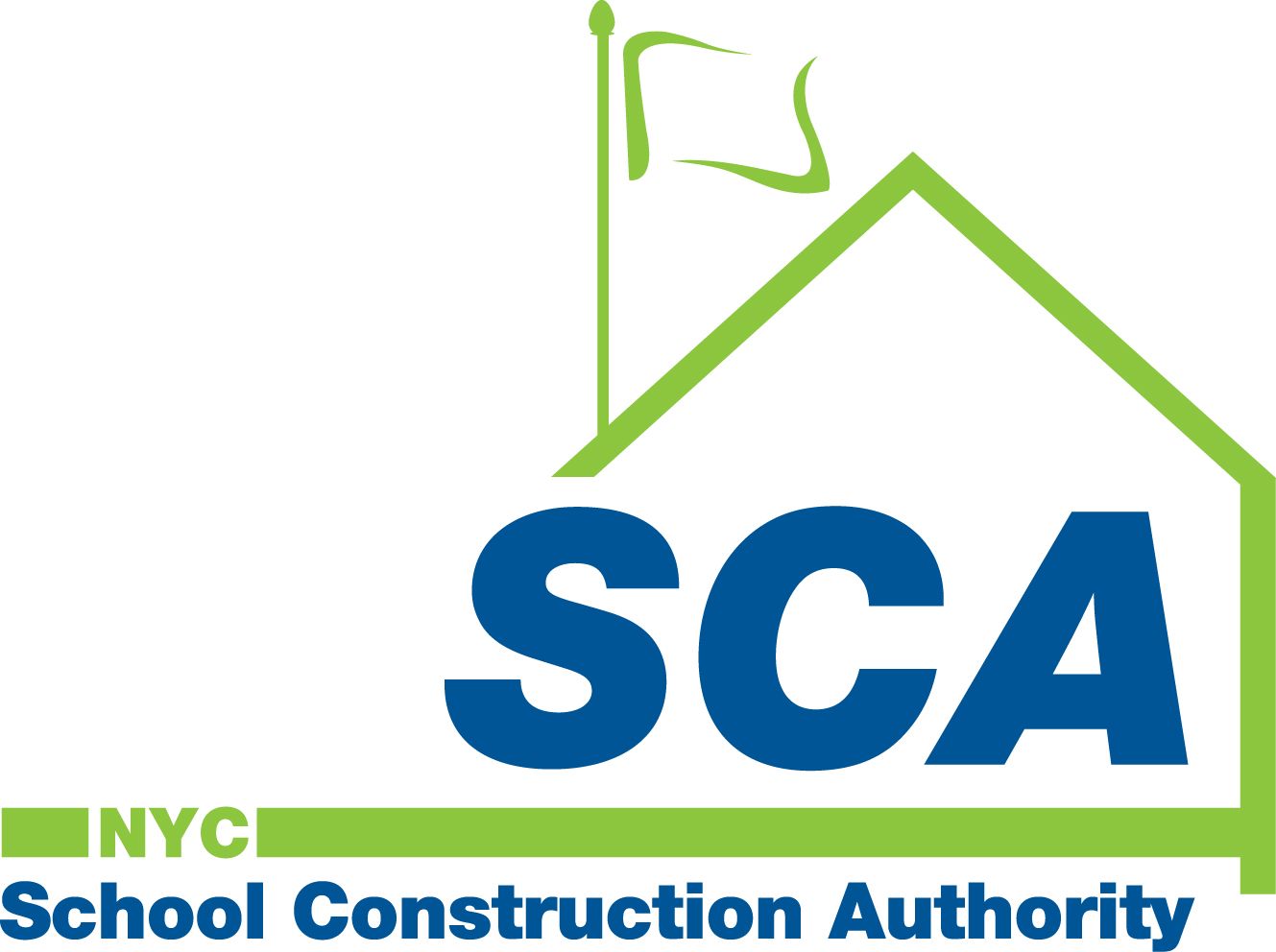 A logo for the nyc school construction authority