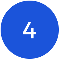 White number 4 inside a blue circle.