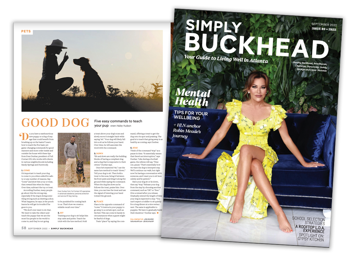 protection dogs featured in Buckhead Magazine protection dogs featured in Buckhead Magazine