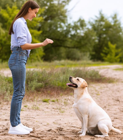 Dog in Training