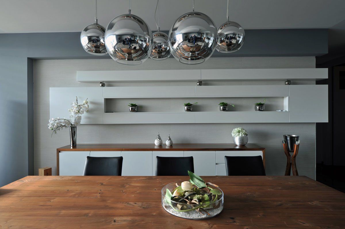 zona giorno abitazione dallo stile moderno