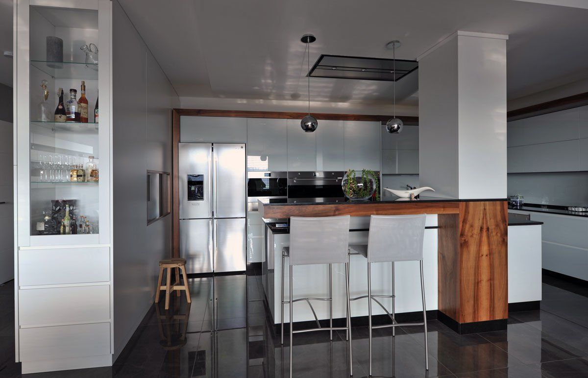 cucina americana in legno