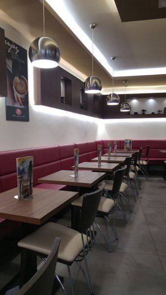 Tavolini della gelateria