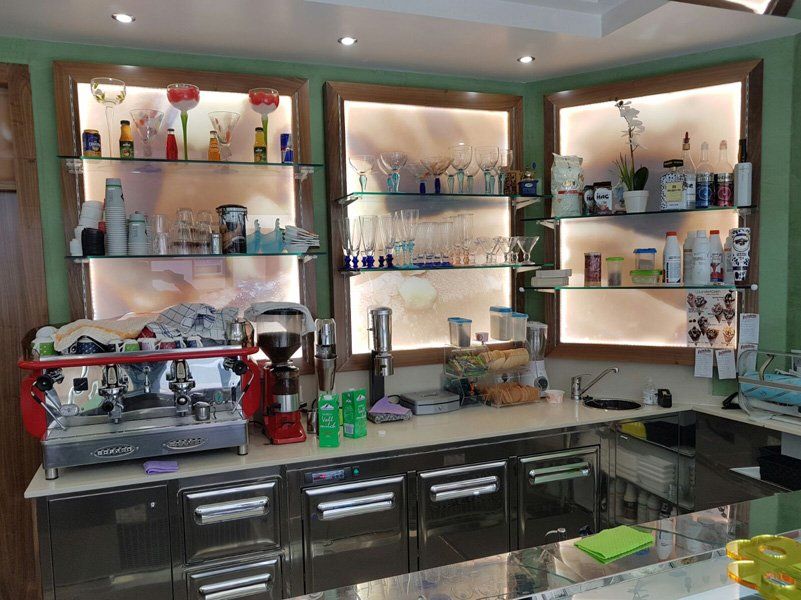 Angolo bar della gelateria