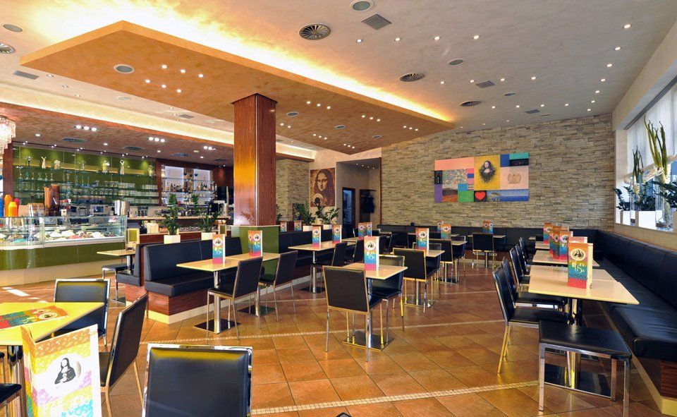 Vista generale del bar