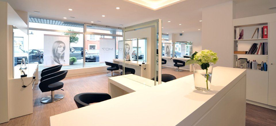 Counter in the beauty salon