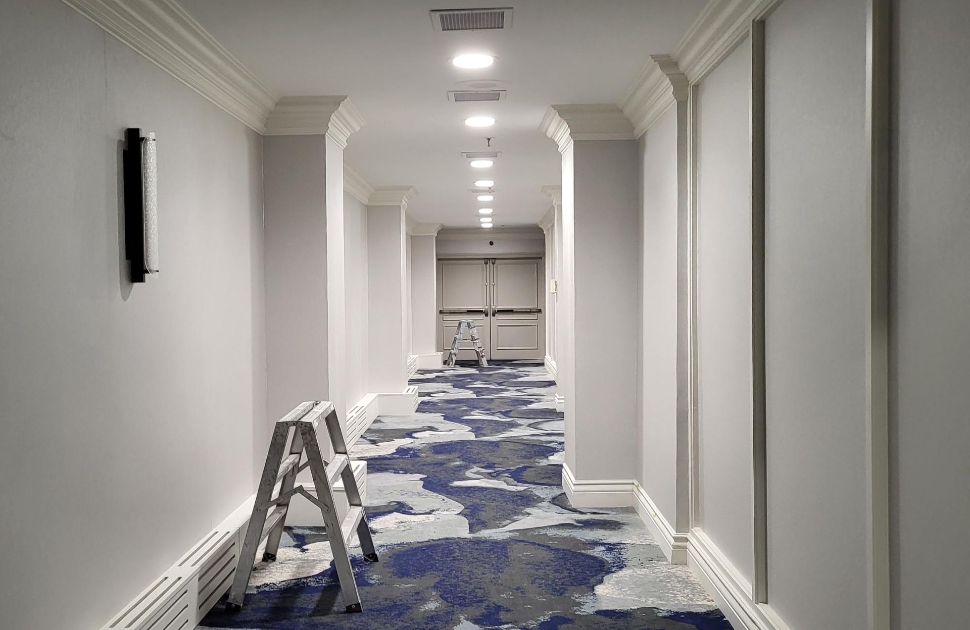 interior commercial painting project