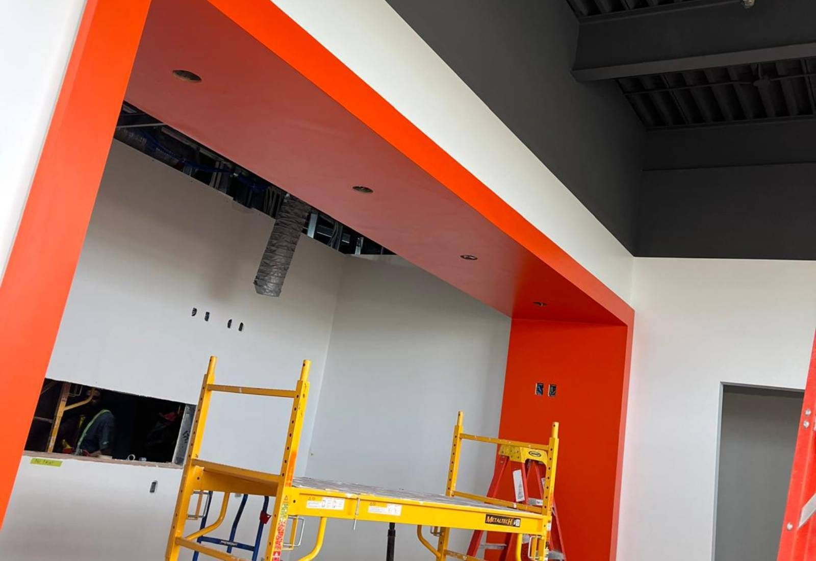 interior branding repaint for restaurant