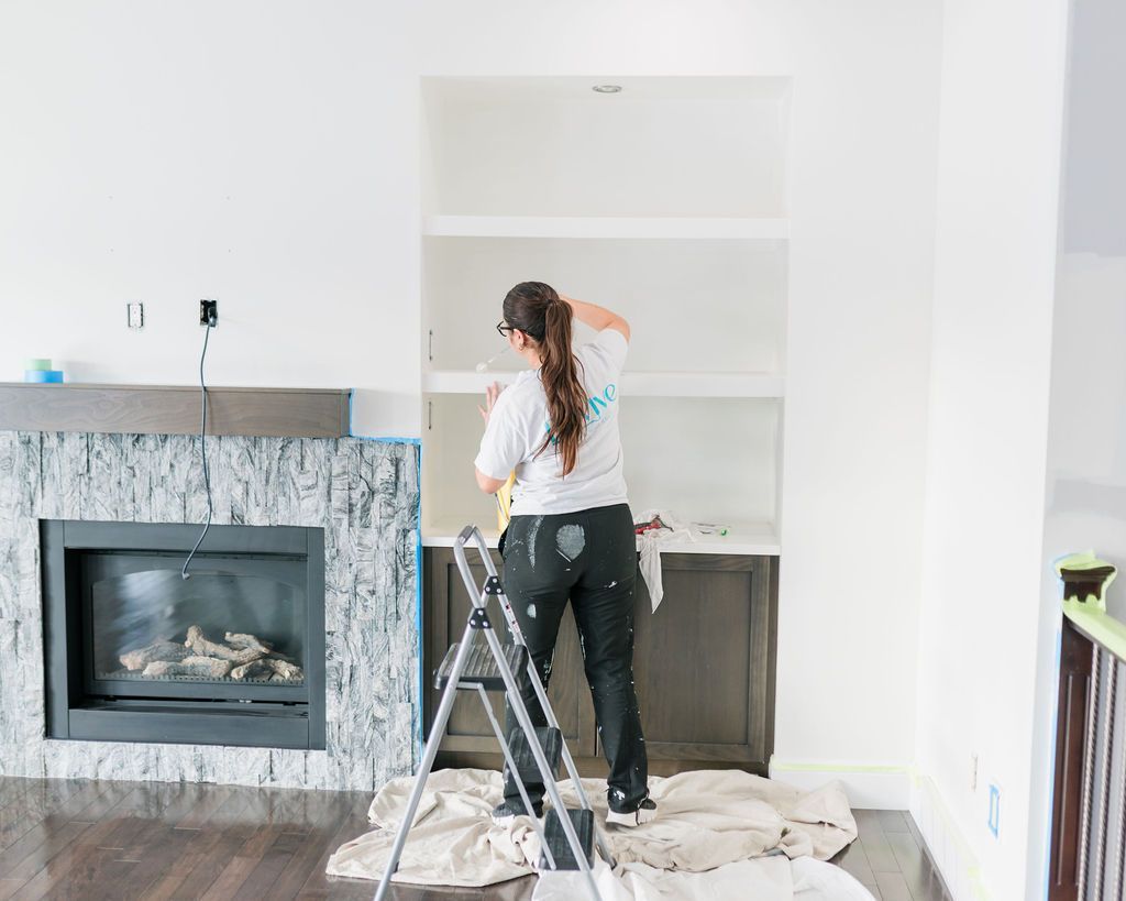 painting home before moving in