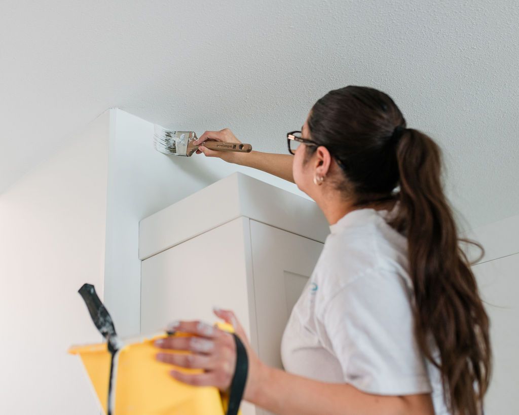 repainting wall of home in Saskatoon