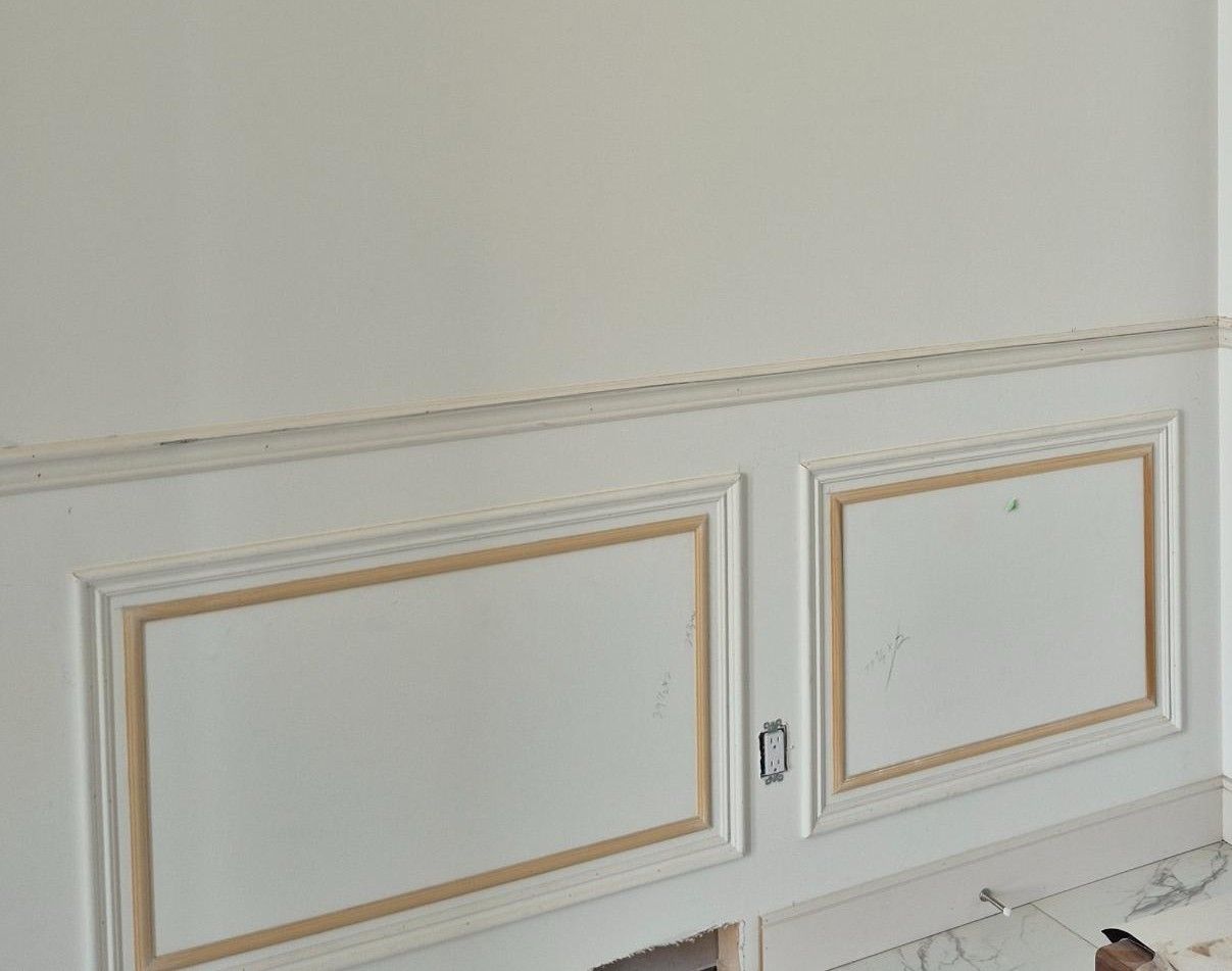 wainscoting painting
