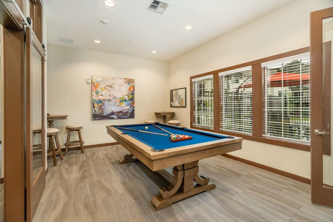 Game Room with Billiards table
