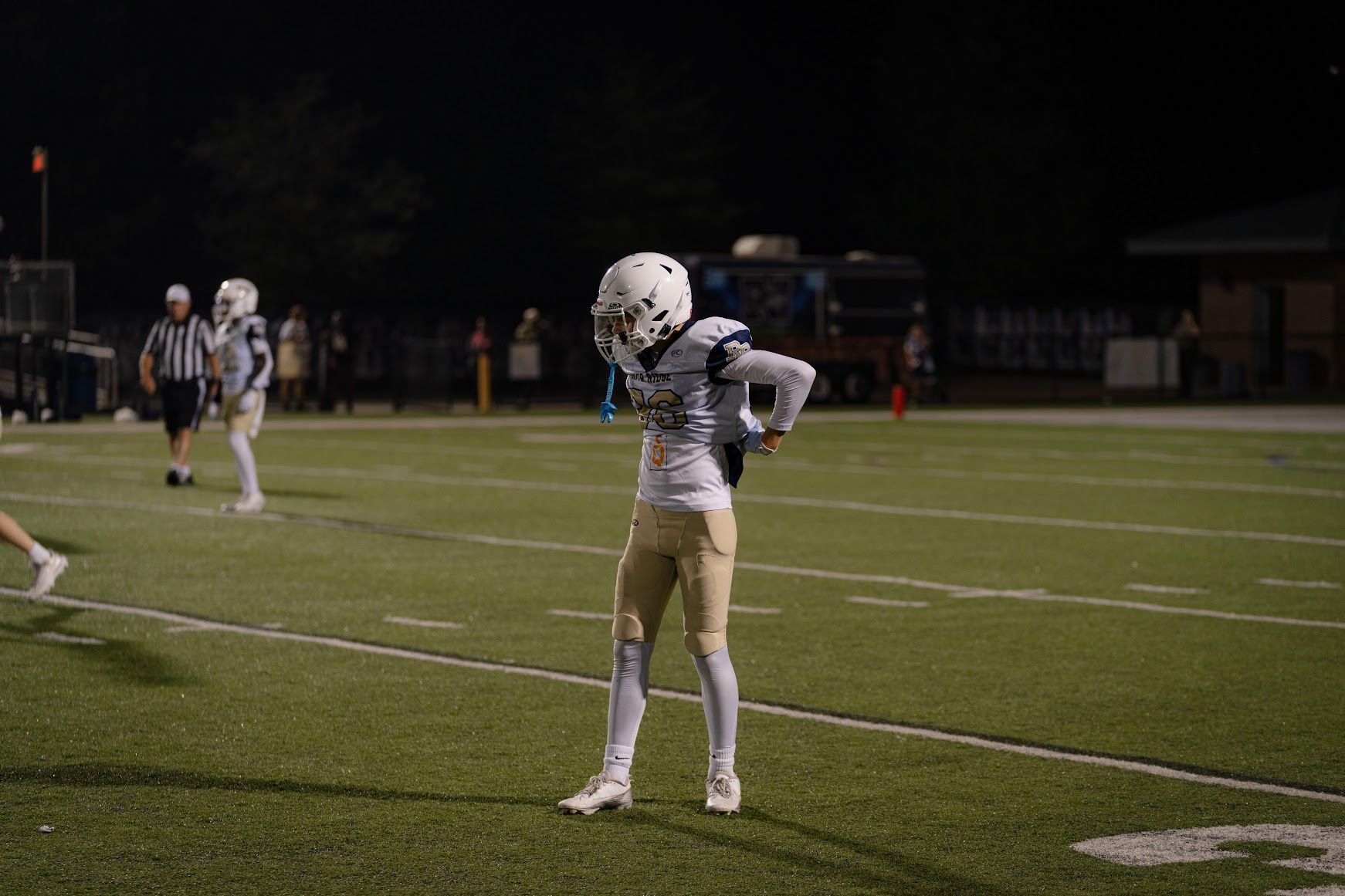 River Ridge Junior Knights football player in action - 2026 registration information and safety equi